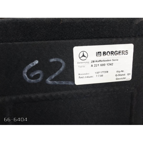Обшивка багажника Mercedes S 2011 A2216902741 W221